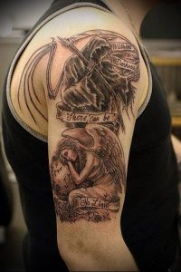Фото тату Смерть (Death tattoo example) (значение) - пример рисунка - 015 tatufoto.com