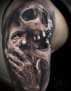 Фото тату Смерть (Death tattoo example) (значение) - пример рисунка - 028 tatufoto.com