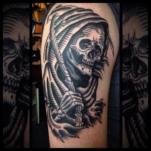 Фото тату Смерть (Death tattoo example) (значение) - пример рисунка - 036 tatufoto.com