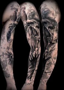 Фото тату Смерть (Death tattoo example) (значение) - пример рисунка - 037 tatufoto.com