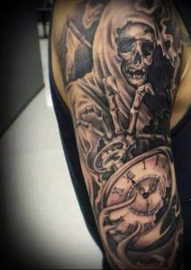 Фото тату Смерть (Death tattoo example) (значение) - пример рисунка - 050 tatufoto.com