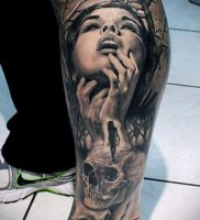 Фото тату Смерть (Death tattoo example) (значение) — пример рисунка — 051 tatufoto.com