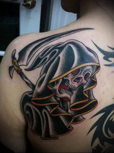 Фото тату Смерть (Death tattoo example) (значение) - пример рисунка - 069 tatufoto.com