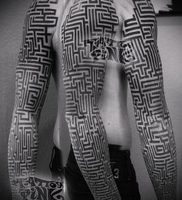 Фото тату лабиринт — пример — 29052017 — пример — 001 tattoo maze