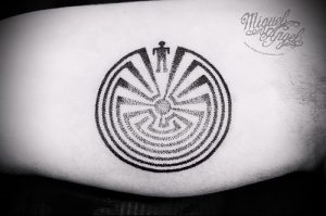 Фото тату лабиринт - пример - 29052017 - пример - 036 tattoo maze