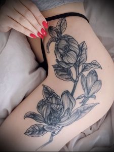 Фото тату магнолия - 30052017 - пример - 015 Magnolia tattoo
