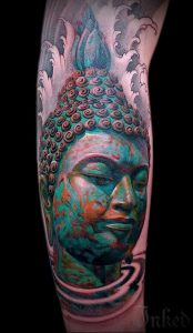 Фото тату Будда - 24052017 - пример - 005 Tattoo Buddha