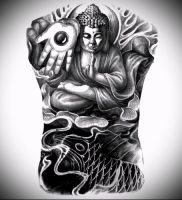 Фото тату Будда — 24052017 — пример — 012 Tattoo Buddha