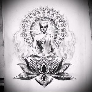Фото тату Будда - 24052017 - пример - 022 Tattoo Buddha