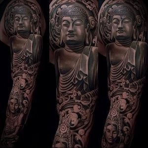 Фото тату Будда - 24052017 - пример - 030 Tattoo Buddha