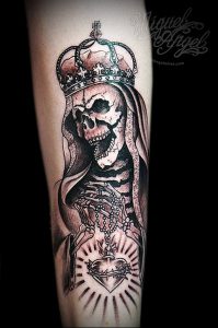 Фото тату Смерть (Death tattoo example) (значение) - пример рисунка - 001 tatufoto.com