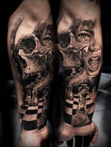 Фото тату Смерть (Death tattoo example) (значение) - пример рисунка - 007 tatufoto.com