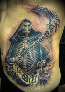 Фото тату Смерть (Death tattoo example) (значение) - пример рисунка - 013 tatufoto.com