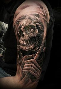 Фото тату Смерть (Death tattoo example) (значение) - пример рисунка - 039 tatufoto.com