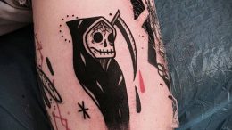 Фото тату Смерть (Death tattoo example) (значение) - пример рисунка - 044 tatufoto.com