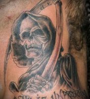 Фото тату Смерть (Death tattoo example) (значение) — пример рисунка — 045 tatufoto.com