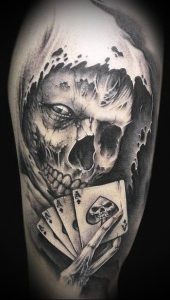 Фото тату Смерть (Death tattoo example) (значение) - пример рисунка - 056 tatufoto.com