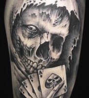 Фото тату Смерть (Death tattoo example) (значение) — пример рисунка — 056 tatufoto.com