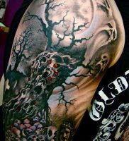 Фото тату Смерть (Death tattoo example) (значение) — пример рисунка — 057 tatufoto.com