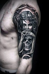 Фото тату Смерть (Death tattoo example) (значение) - пример рисунка - 062 tatufoto.com