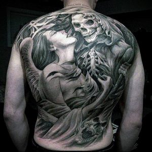 Фото тату Смерть (Death tattoo example) (значение) - пример рисунка - 063 tatufoto.com