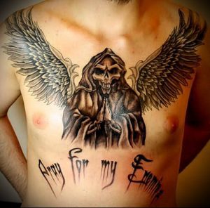Фото тату Смерть (Death tattoo example) (значение) - пример рисунка - 067 tatufoto.com