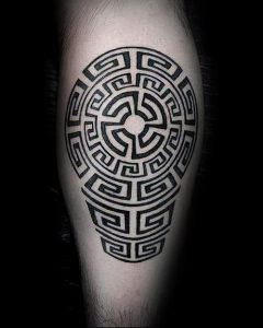 Фото тату лабиринт - пример - 29052017 - пример - 053 tattoo maze