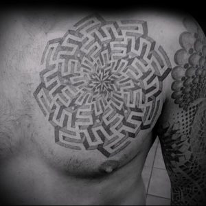 Фото тату лабиринт - пример - 29052017 - пример - 056 tattoo maze