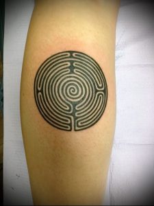 Фото тату лабиринт - пример - 29052017 - пример - 059 tattoo maze