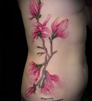 Фото тату магнолия — 30052017 — пример — 008 Magnolia tattoo