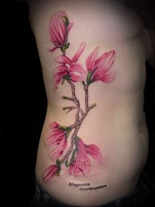 Фото тату магнолия - 30052017 - пример - 008 Magnolia tattoo