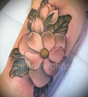 Фото тату магнолия — 30052017 — пример — 011 Magnolia tattoo