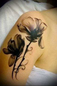 Фото тату магнолия - 30052017 - пример - 013 Magnolia tattoo