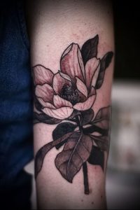 Фото тату магнолия - 30052017 - пример - 035 Magnolia tattoo