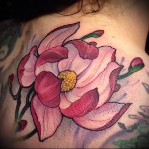 Фото тату магнолия - 30052017 - пример - 043 Magnolia tattoo