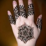 Фото Мехенди на ладони - 17062017 - пример - 028 Mehendi in the palm of your hand