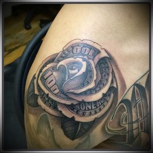 Фото тату деньги пример рисунка на теле - 16062017 - пример - 011 Tattoo money