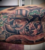 Фото тату деньги пример рисунка на теле — 16062017 — пример — 017 Tattoo money