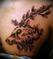 Фото тату лось — 30052017 — пример — 052 tattoo elk