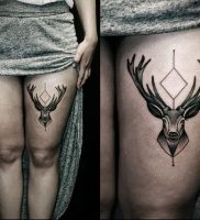 Фото тату лось — 30052017 — пример — 059 tattoo elk