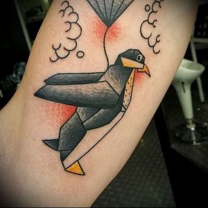 Фото тату пингвин - 05062017 - пример - 017 Tattoo penguin
