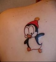 Фото тату пингвин — 05062017 — пример — 085 Tattoo penguin