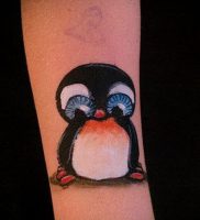 Фото тату пингвин — 05062017 — пример — 097 Tattoo penguin