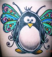 Фото тату пингвин — 05062017 — пример — 100 Tattoo penguin