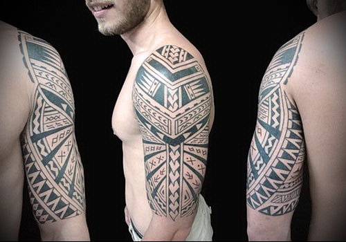 Фото тату Самоа 16062017 пример 030 Tattoo of Samoa tattoophoto.ru