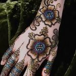 Фото Мехенди на ладони - 17062017 - пример - 071 Mehendi in the palm of your hand