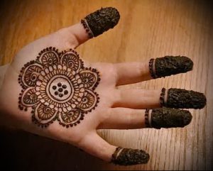 Фото Мехенди на ладони - 17062017 - пример - 092 Mehendi in the palm of your hand