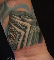 Фото тату деньги пример рисунка на теле — 16062017 — пример — 009 Tattoo money