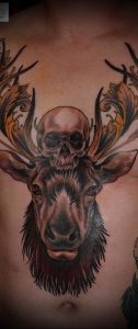 Фото тату лось - 30052017 - пример - 014 tattoo elk