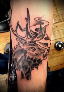 Фото тату лось - 30052017 - пример - 019 tattoo elk